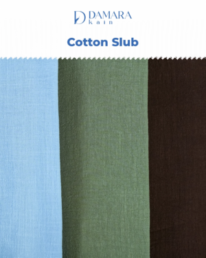 Kain Tenun Polos Cotton Slub